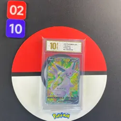 Espeon V CS4aC 145/132 SR Ultra Holo Rare TCG Chinese Pokemon Grade10 - Image 1