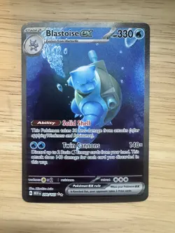 Blastoise SIR 151 Near Mint 200/165 Scarlet & Violet Starter Pokemon EX Alt. - Image 1
