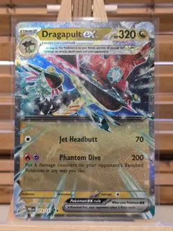 Dragapult EX 130/167 SV06: Twilight Masquerade Holo Double Rare Pokemon NM/M - Image 1