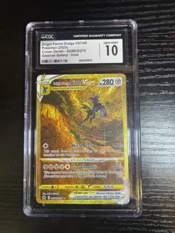Original Forme Dialga VSTAR Crown Zenith GG68/GG70 CGC Gem Mint 10 - Image 1