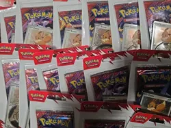 20-Pokemon TCG Destined Rivals Checklane Blister Pack Eevee & Zarude 20x - Image 1