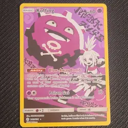 Pokemon Koffing (Secret) 243/236 Sm-Cosmic Eclipse Secret Rare Holo Basic 60 HP - Image 1