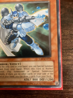 Yu-Gi-Oh Elemental Hero Bubbleman CRV-EN014 Ultimate Rare US Print - Image 2