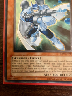 Yu-Gi-Oh Elemental Hero Bubbleman CRV-EN014 Ultimate Rare US Print - Image 3