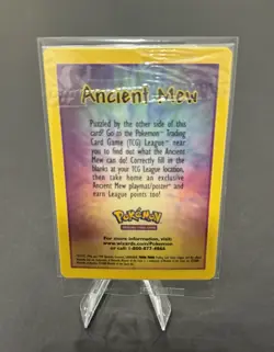 Vintage Ancient Mew Pokemon Movie 2000 Promo Holo Card Sealed - Image 1