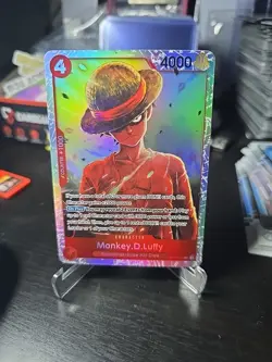 Monkey D. Luffy OP12-015 SR Legacy of the Master - ONE PIECE Card Game ENGLISH - Image 1
