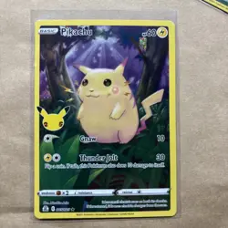 Pokemon TCG Celebrations Pikachu Holo Rare Card 005/025 LP - Image 1