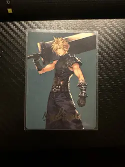 MTG Final Fantasy Art Series Cloud Ex-SOLDIER Card NM Condition Gold Stamped - Image 1