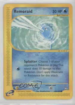 Remoraid Pokemon e-Card Series Aquapolis #105 2002 - Image 1