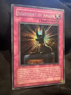 Yugioh Card TCG Judgment Of Anubis DCR-105 Secret Rare 1st Edition Holo - Image 2