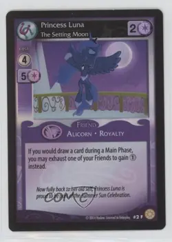 2014 My Little Pony Collectible Card Game - Celestial Solstice Deluxe Set #2F - Image 1