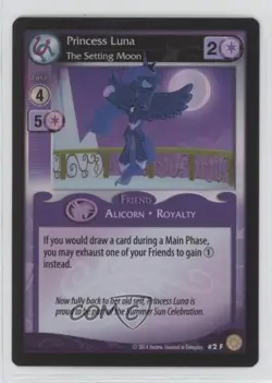 2014 My Little Pony Collectible Card Game - Celestial Solstice Deluxe Set #2F - Image 1