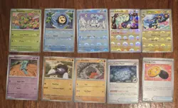 Pokemon TCG Black Bolt Pokeball Reverse Holos 10 Card Lot No Duplicates English - Image 2