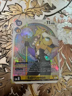 Digimon Card Game Sakuyamon Alternate Art Foil EX2-024 SR Premium Heroines - Image 1