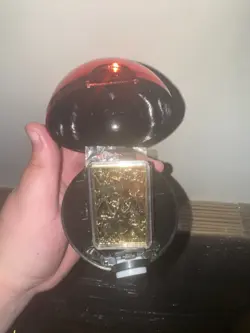23K Gold Plated CHARIZARD Trading Card 1999 Burger King Pokemon Ball - Image 1