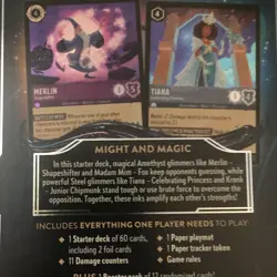 NEW Disney Lorcana Trading Card Game Rise of the Floodborn Might & Magic Starter - Image 5