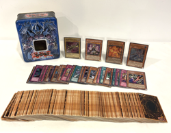 LOT OF 298 YUGIOH TCG ASSORTED VINTAGE PLAYING CARD COLLECTION W/ CASE KONAMI - Image 1