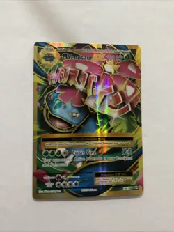 Pokemon TCG Mega-Venusaur-EX Evolutions Holo Full Art Ultra Rare Card 100/108 - Image 1