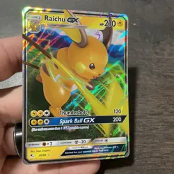 Raichu GX 20/68 Hidden Fates Holo NM Pokemon TCG Card - Image 2