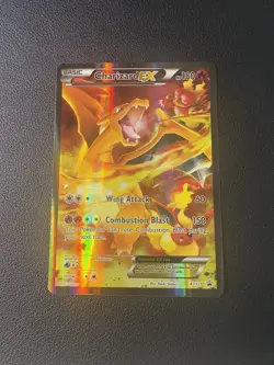 Charizard EX XY121 XY Holo Promo Full Art 2016 Pokemon Card TCG Flareon Magmar - Image 2
