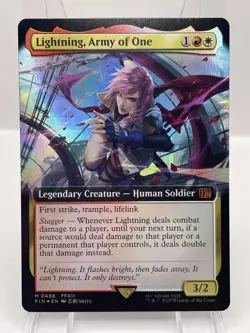 LIMITED MTG SCENE DRIVE LIGHTNING ENGLISH EXPANSION FOIL FF 522538 - Image 1