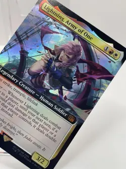 LIMITED MTG SCENE DRIVE LIGHTNING ENGLISH EXPANSION FOIL FF 522538 - Image 2