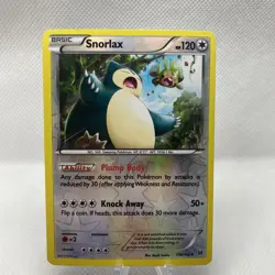 Snorlax 118/162 Reverse Holo XY BREAKthrough Pokemon English LP+ - Image 1