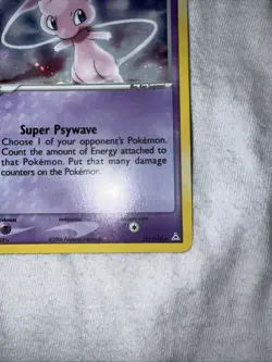 POKEMON EX HOLON PHANTOMS HOLO MEW SECRET RARE 111/110 - USED SEE PICTURES - Image 3