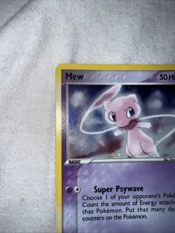 POKEMON EX HOLON PHANTOMS HOLO MEW SECRET RARE 111/110 - USED SEE PICTURES - Image 4