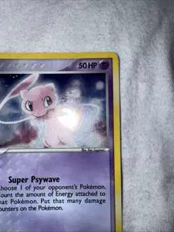 POKEMON EX HOLON PHANTOMS HOLO MEW SECRET RARE 111/110 - USED SEE PICTURES - Image 5