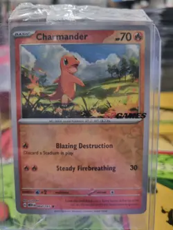[SEALED] Charmander EB Games Promo 004/165 151 Pokemon - Image 1