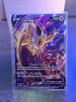 Jolteon V SWSH183 - Sword & Shield Black Star Promo - Pokemon NM - Image 1