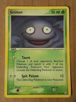 Pokemon Grimer 56/109 Team Rocket Returns NM See Pictures - Image 1