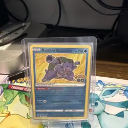 Pokemon TCG Radiant Blastoise Holo Card 018/078 Pokemon Go - Image 1