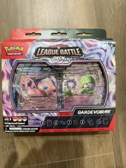 Pokemon League Battle Deck Gardevoir ex Sealed 60 Card Deck Foil Cards Dice Box - Image 1