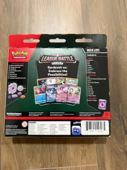 Pokemon League Battle Deck Gardevoir ex Sealed 60 Card Deck Foil Cards Dice Box - Image 2