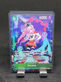 Perona Alt Art OP14-033 SR The Azure Sea's Seven ONE PIECE Card Game Japanese NM - Image 1