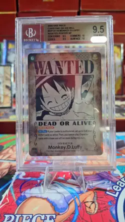 BGS 9.5 - Monkey.D.Luffy (118) (Wanted Poster) - Carrying On His Will (OP13) - Image 1