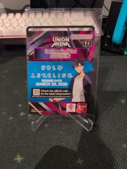 [SEALED] Union Arena Solo Leveling Action Point Card Bandai Fest/NYCC Promo Foil - Image 2