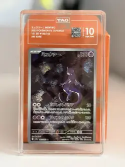 Mewtwo Pokemon Card 151 No. 183/165 Art Rare Holo (2023) Jap TAG 10 - Image 1