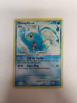 Manaphy - 3/17 - Pokemon Pop Series 6 Holo Card LP - Image 1
