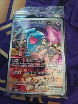 Pokemon Card - Team Rocket's Wobuffet SVPEN 203 - Sealed Promo - Image 1