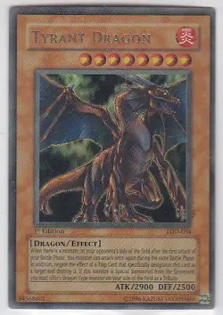 JP) Yugioh - Konami - Yu-Gi-Uh! - Tyrant Dragon - LOD-034 - Trading Card - Image 1