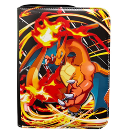 Charizard Card Binder for Pokemon Cards Holder 400 Cards w/ 50 Removable Sleeves - Image 1