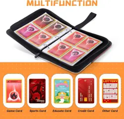 Charizard Card Binder for Pokemon Cards Holder 400 Cards w/ 50 Removable Sleeves - Image 5