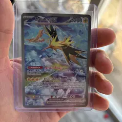 Pokemon TCG Zapdos EX Scarlet & Violet 151 Card Sir NM/M Condition 202/165 - Image 1
