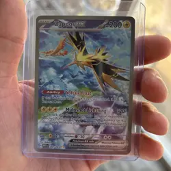 Pokemon TCG Zapdos EX Scarlet & Violet 151 Card Sir NM/M Condition 202/165 - Image 2