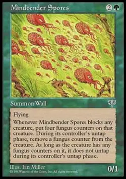 Mindbender Spores - Light Play MTG Mirage - Image 1