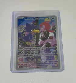 Pokemon TCG 200/182 Team Rocket's Murkrow Destined Rivals Illustration Rare Card - Image 1