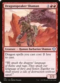 ~ Dragonspeaker Shaman ~ NM ~ Commander 2022 Starter Decks ~ MTG ~ - Image 1